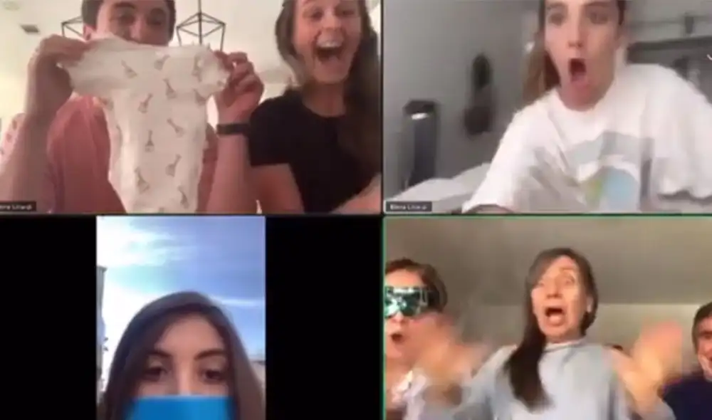 Pese a que permanecen separados a causa del confinamiento, la distancia no fue un obstáculo para compartir uno de los momentos más importantes de esta pareja. Foto: captura de YouTube