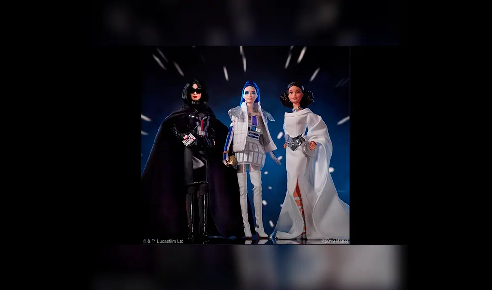 Personajes como la Princesa Leia, Darth Vader y R2-D2, serán las primeras en ser reproducidas. (Foto: Twitter Mattel) Personajes como la Princesa Leia, Darth Vader y R2-D2, serán las primeras en ser reproducidas. (Foto: Twitter Mattel)