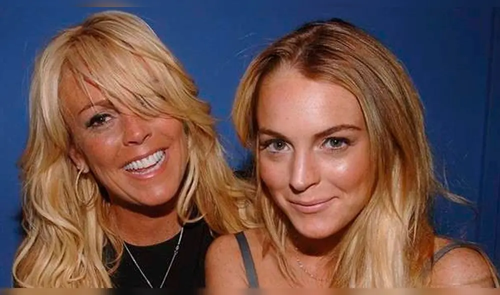 Dina Lohan fue detenida frente a su casa tras huir del accidente
