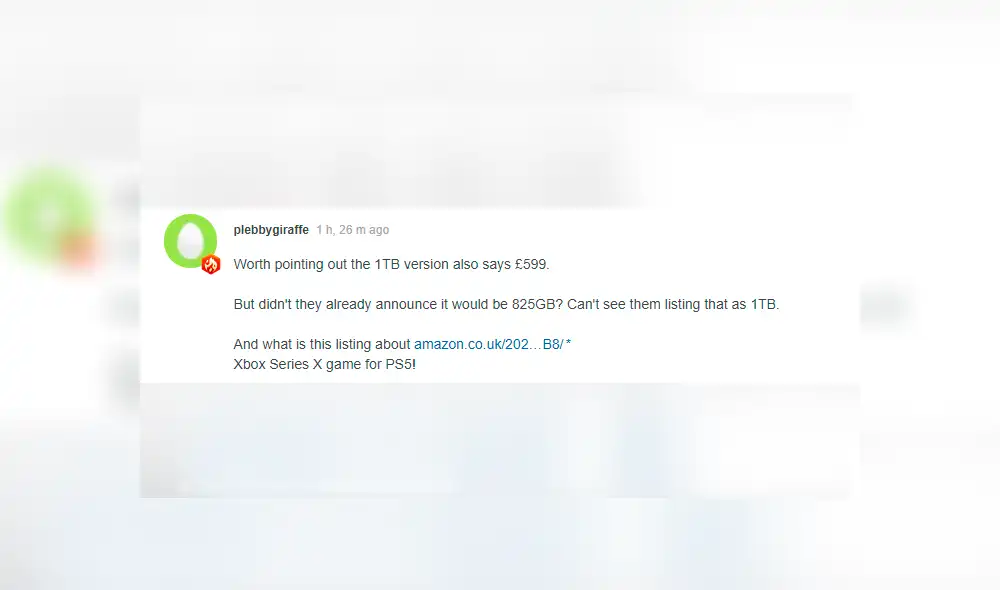 Algunos usuarios notaron que el modelo de 1TB tenía un precio idéntico.