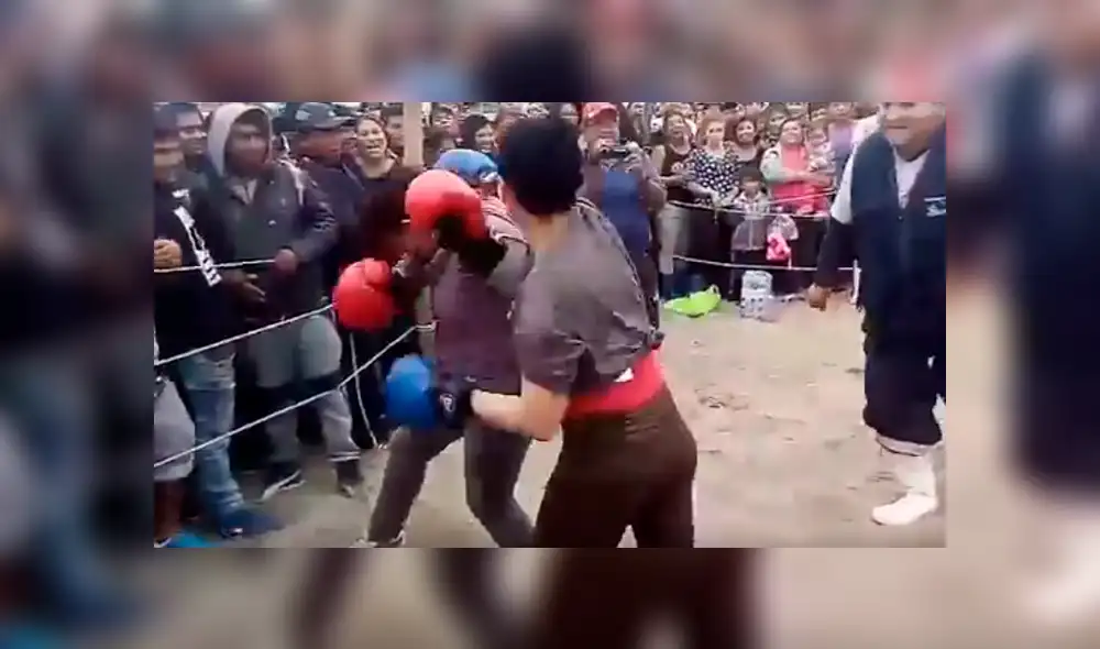 Facebook viral: increíble pelea de boxeo entre peruana y venezolana enfada a usuarios [VIDEO]