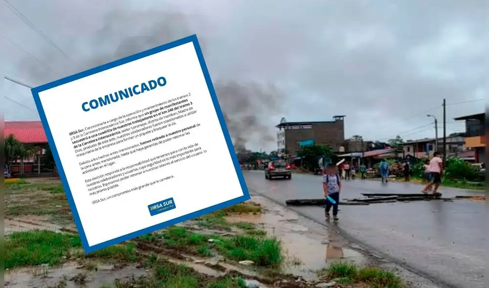 Comunicado IIRSA SUR. Foto: IIRSA SUR