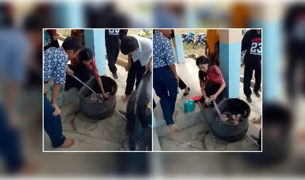 Maestra atrapa con sus manos descubiertas a una peligrosa serpiente antes que atacara a sus alumnos [VIDEO]