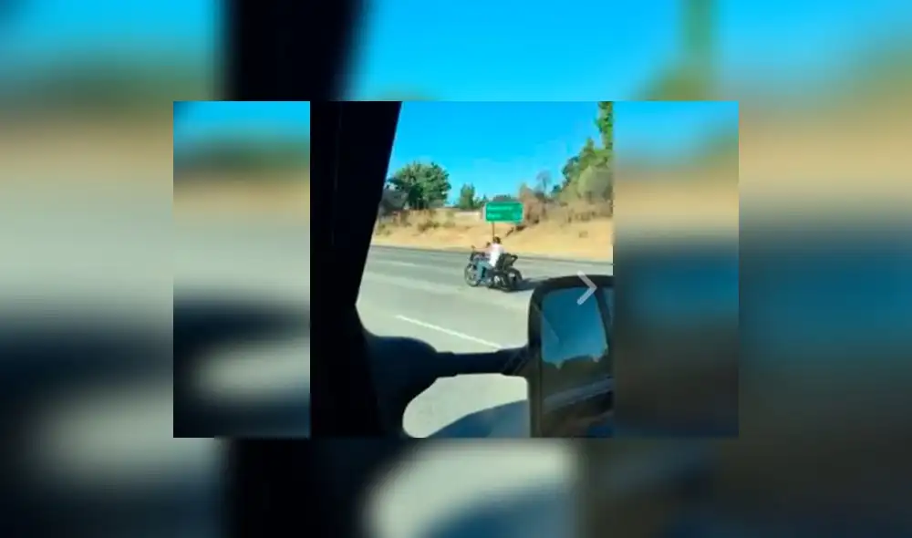 Facebook: hombre sufre brutal accidente en motocicleta por frecuente error [VIDEO]