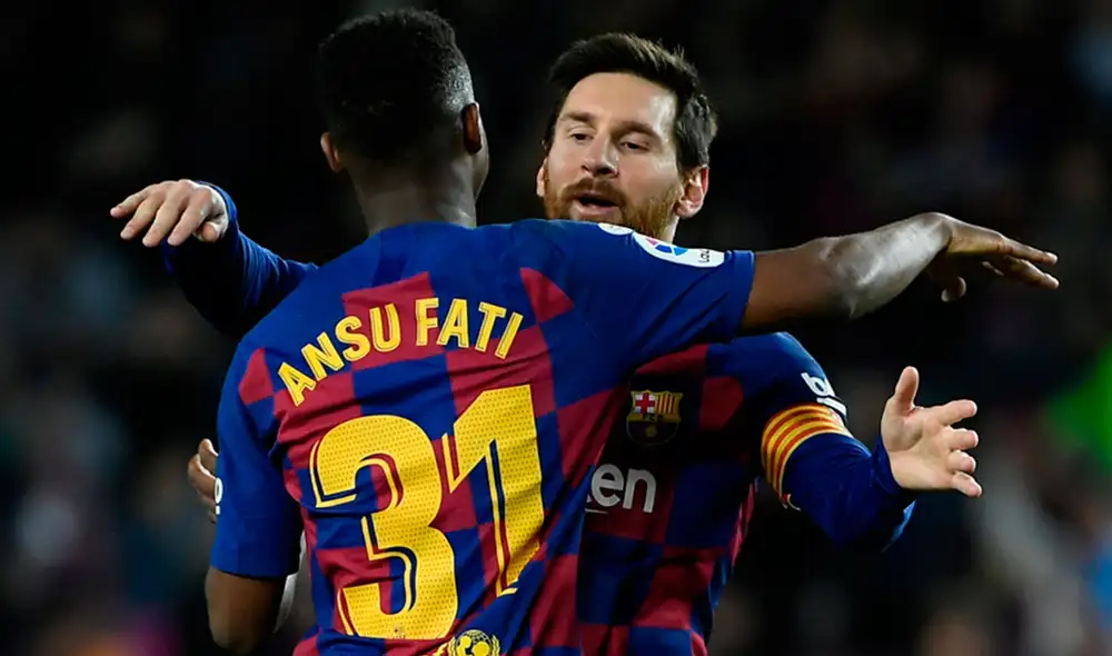 Ansu Fati anotó dos goles en el debut liguero del FC Barcelona temporada 2020-21 ante el Villarreal por LaLiga. (FOTO: AFP).