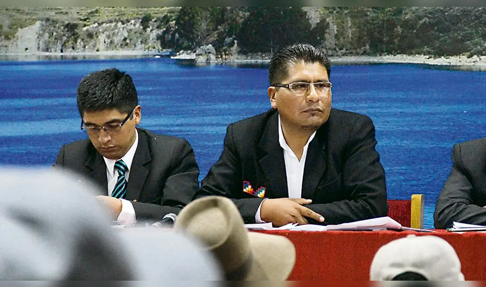 Gobernador Walter Aduviri.