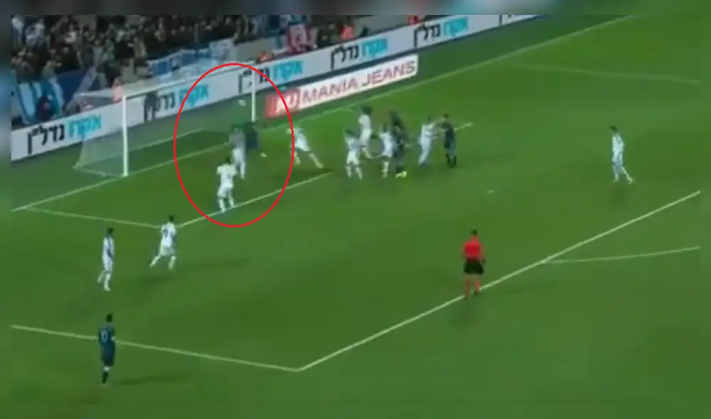 El atacante del Manchester City emparejó la cuenta con un gran gol de cabeza. Foto: Captura de video. El atacante del Manchester City emparejó la cuenta con un gran gol de cabeza. Foto: Captura de video.