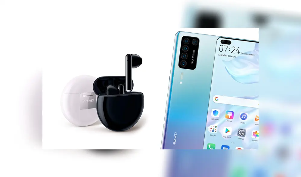 Los nuevos audífonos MatePod llegarían junto al P40 Pro.