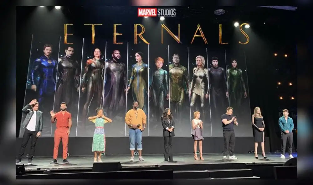 La película mostró un nuevo arte conceptual que muestra a un Celestial.