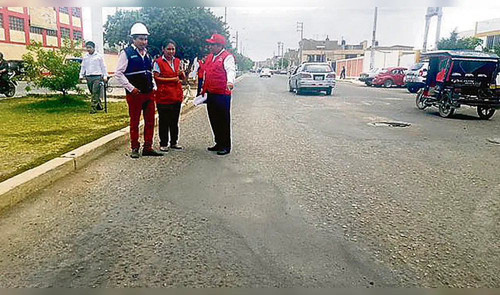 Intervención. La Contraloría verificó la obra.