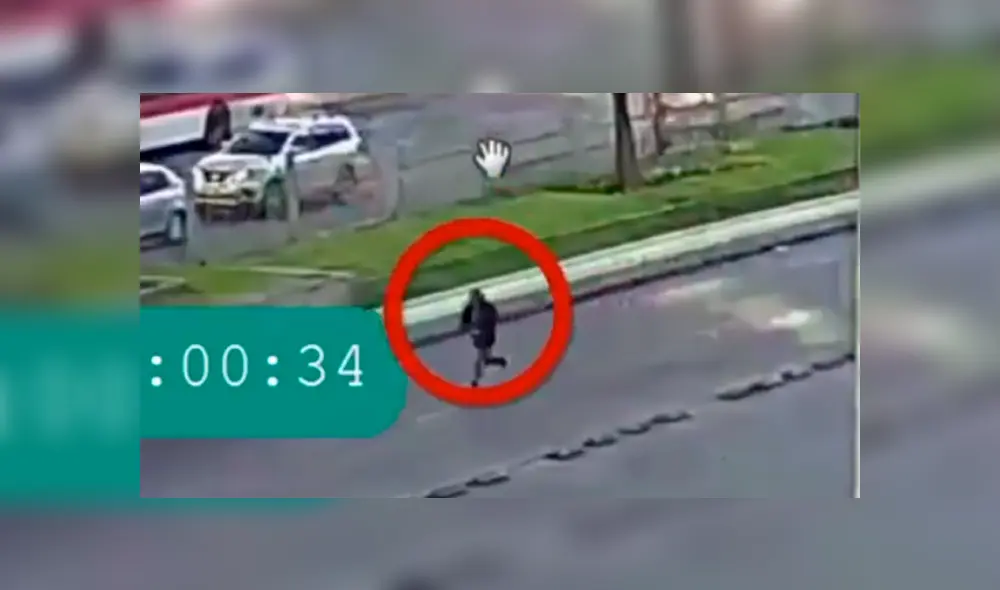 El delincuente le entregó las pertenencias sustraídas a su propietaria, gracias a la labor del héroe. Foto: captura El delincuente le entregó las pertenencias sustraídas a su propietaria, gracias a la labor del héroe. Foto: captura