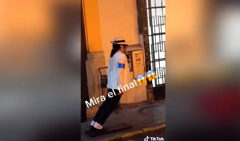 Desliza las imágenes para ver la increíble demostración que hizo un joven imitador de Michael Jackson. Foto: captura de TikTok/rogger2020ervin Desliza las imágenes para ver la increíble demostración que hizo un joven imitador de Michael Jackson. Foto: captura de TikTok/rogger2020ervin