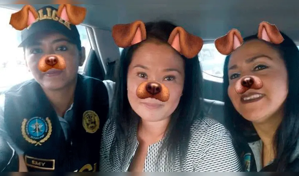 Facebook Viral: Selfie de Keiko Fujimori con policías fue utilizado para crear divertidos memes [FOTOS]