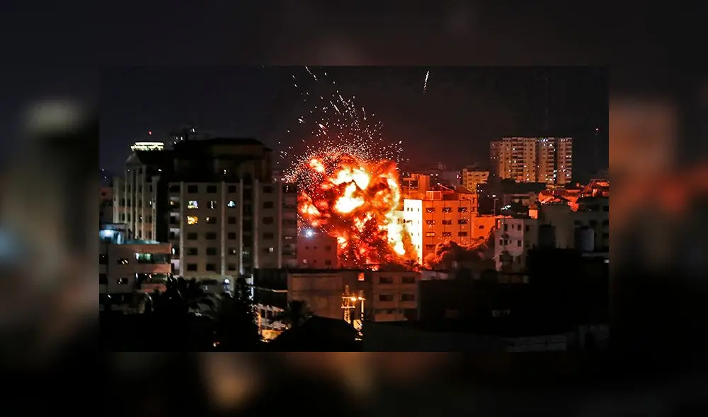 Israel bombardea Gaza en represalia al lanzamiento de 200 cohetes desde enclave palestino