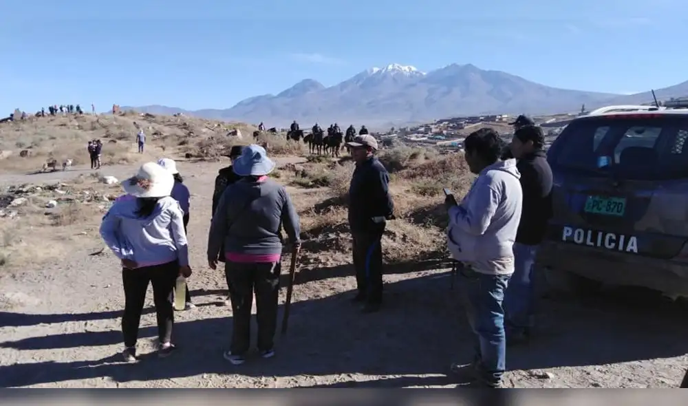Arequipa: desalojan a más de 200 familias de El Cebollar en Paucarpata [FOTOS y VIDEO]