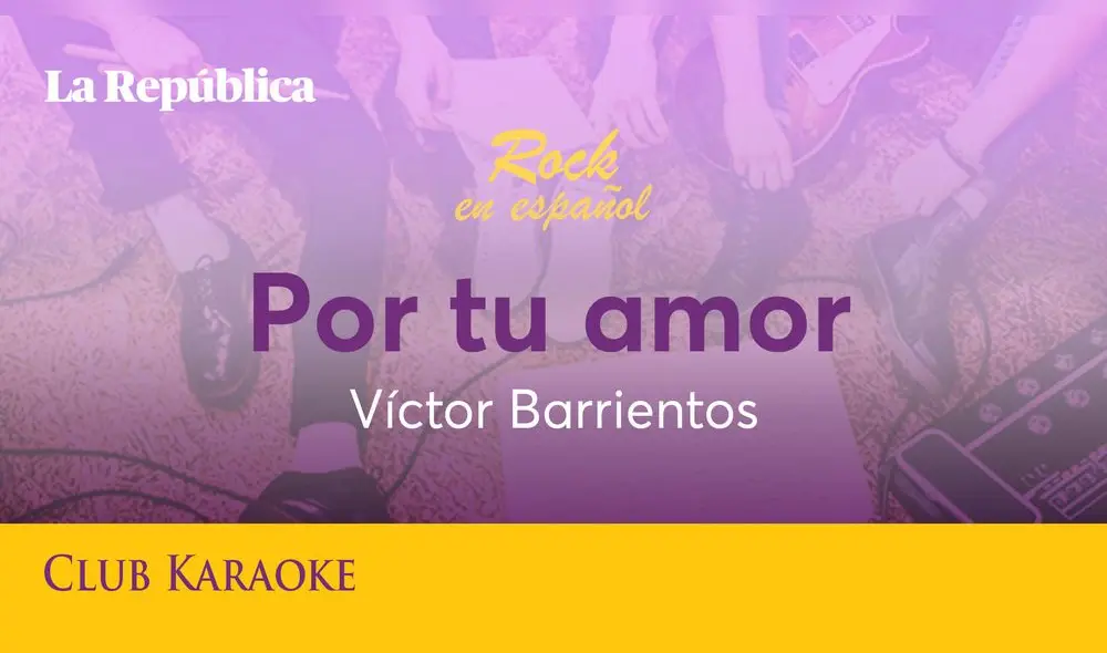 Por tu amor, canción de Víctor Barrientos Por tu amor, canción de Víctor Barrientos