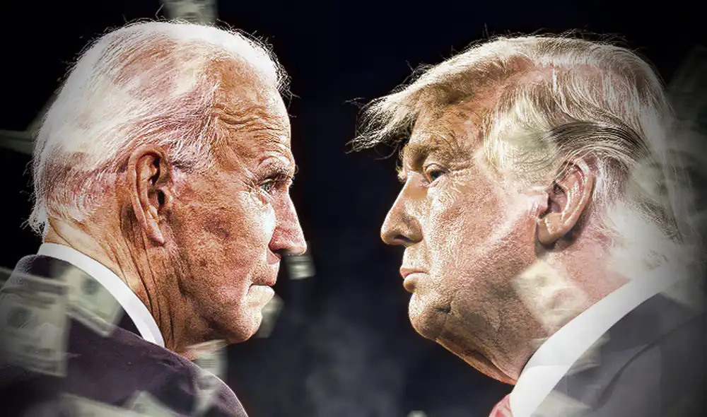 Casas de apuestas en países como Reino Unido y Suecia dan su favorito en la carrera entre Biden y Trump. Foto: Composición Gerson Cardoso / La República