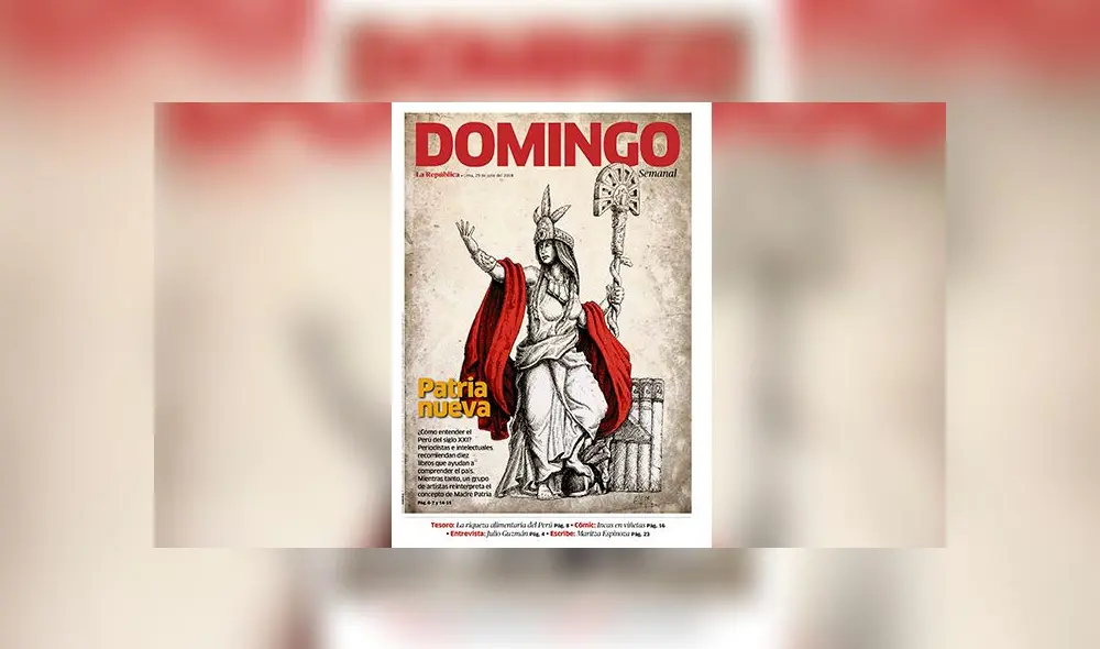 Suplemento Domingo: reinterpretan el concepto de Madre Patria 