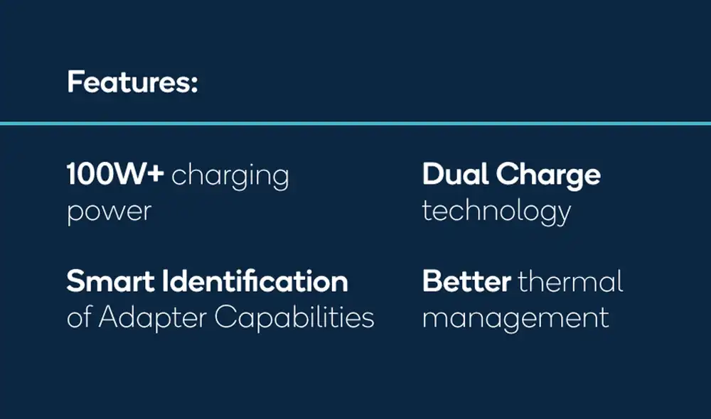 Características de Quick Charge 5. | Foto:  Qualcomm