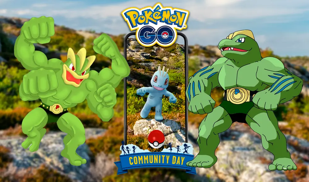 El Community Day de Machop se realizará en Pokémon GO el próximo sábado 16 de enero. Foto: Niantic - composición La República