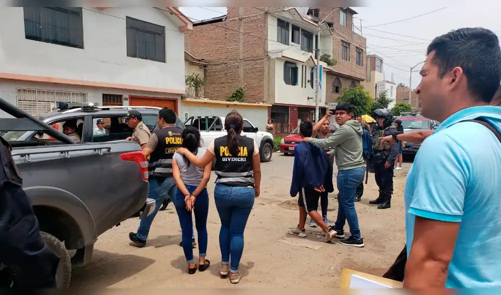 Policía halló material extorsivo y extorsivo. Policía halló material extorsivo y extorsivo.