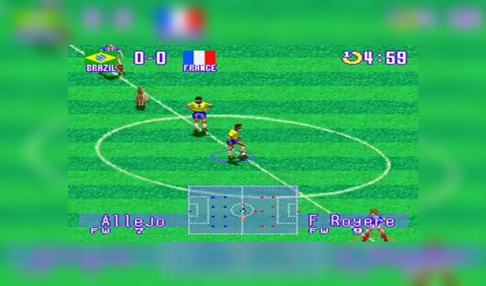 Desliza para ver cómo lucía el árbitro transformado en perro. Foto: Captura.