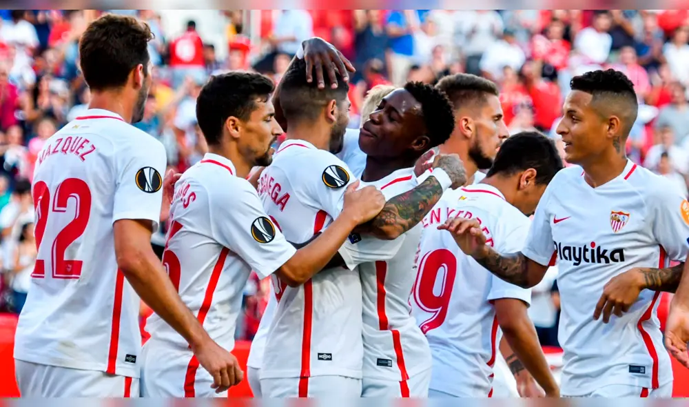 Sevilla goleó 5-1 al Standard Lieja en su debut de la Europa League