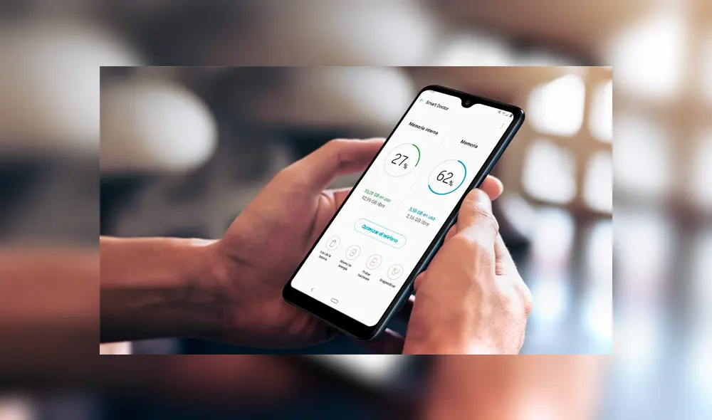 Sigue estos trucos y consejos para que tu smartphone no llene tan rápido su memoria. Foto: LG.