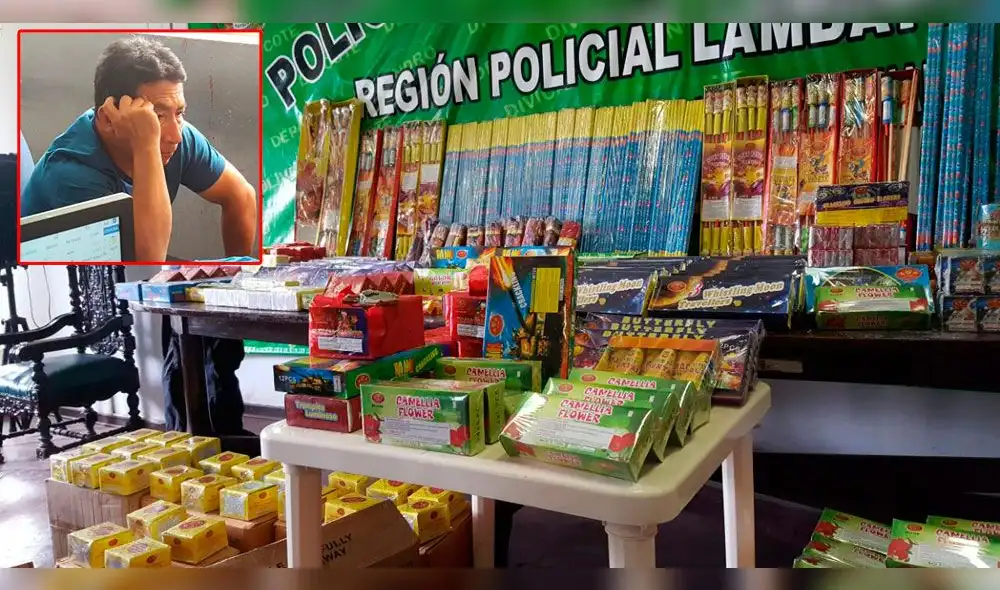 Lambayeque: Policía incautó más de una tonelada de pirotécnicos en Chiclayo [VIDEO]