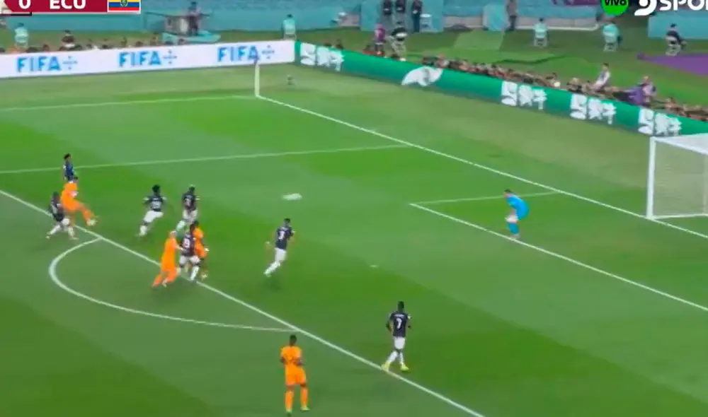 Gakpo anotó su segundo tanto en el presente Mundial Qatar 2022. Foto: captura DSports