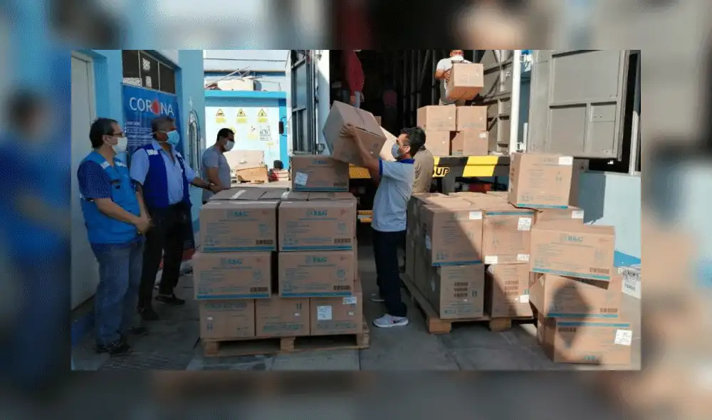Los paquetes fueron entregados al Obispado de Chiclayo