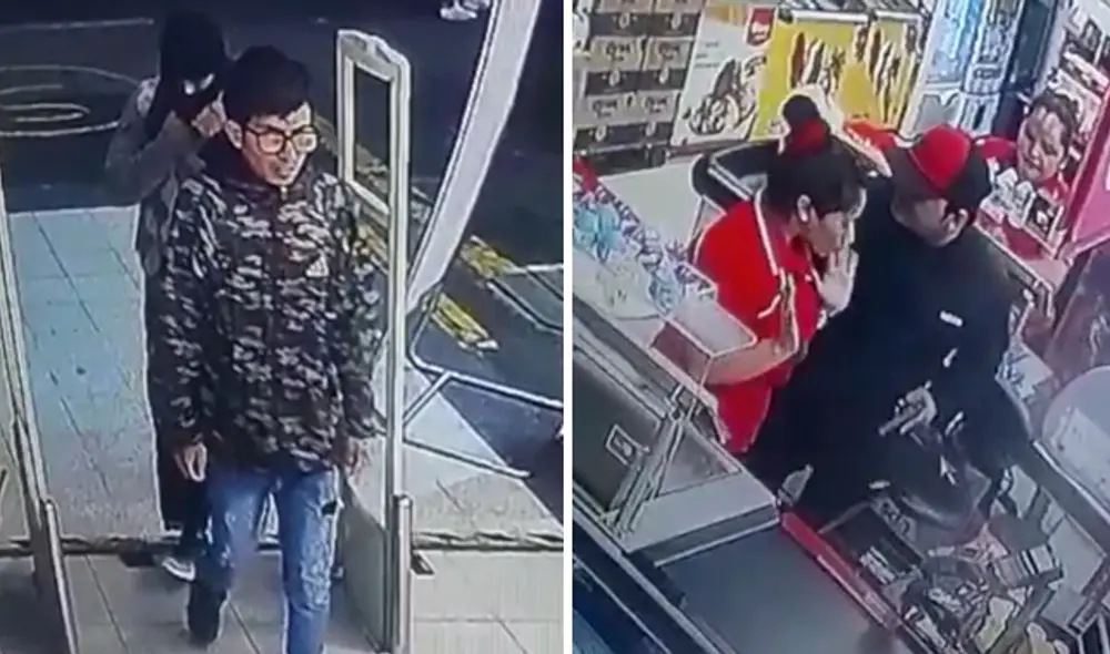 Delincuentes asaltaron Wong en Trujillo. Las cámaras de seguridad captaron su accionar. (Foto: Captura ATV) Delincuentes asaltaron Wong en Trujillo. Las cámaras de seguridad captaron su accionar. (Foto: Captura ATV)