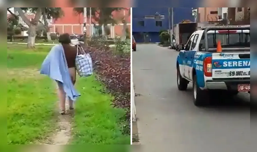 Denuncian que serenos de Lince abandona a mujer indigente en La Victoria |Créditos: Twitter / Maria Elena Castillo Denuncian que serenos de Lince abandona a mujer indigente en La Victoria |Créditos: Twitter / Maria Elena Castillo
