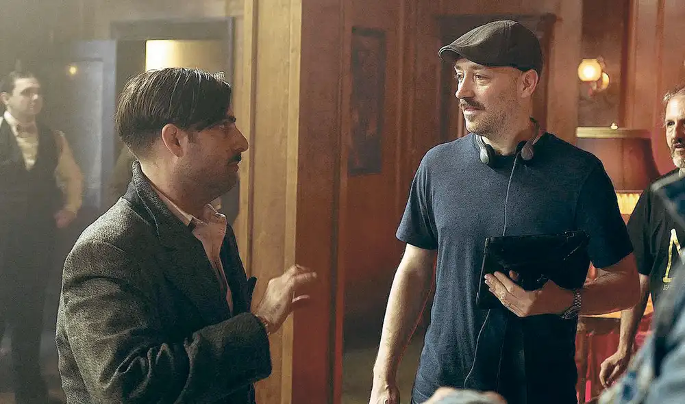 Director. Enzo Mileti en pleno rodaje de la serie. Foto: difusión