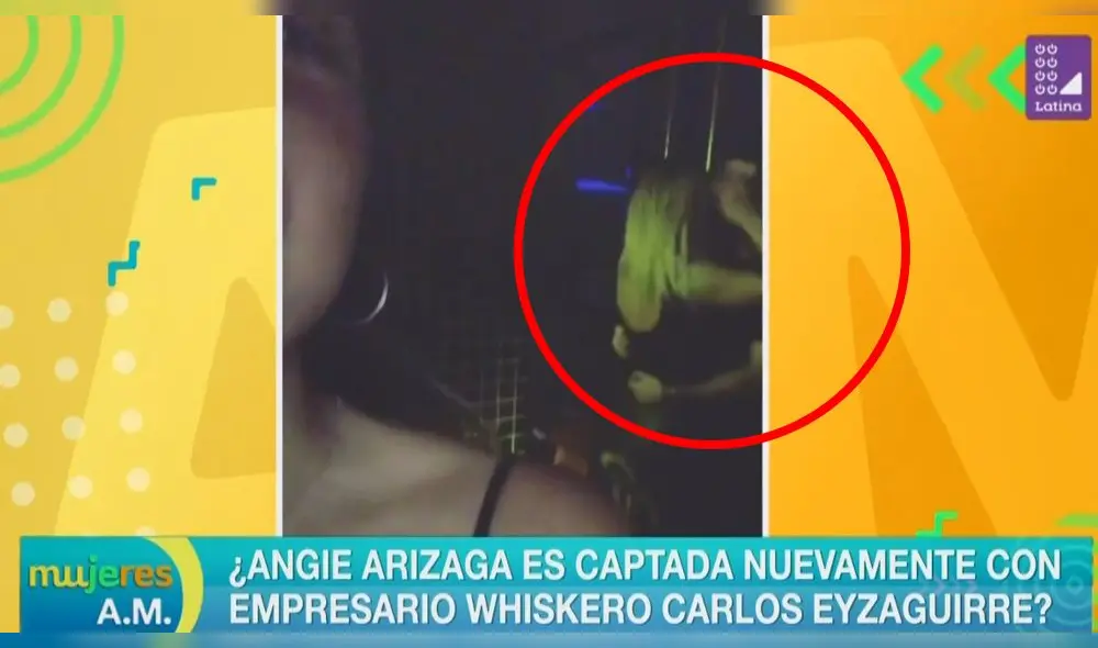 Captan a Angie Arizaga muy cariñosa con empresario Carlos Eyzaguirre [VIDEO]