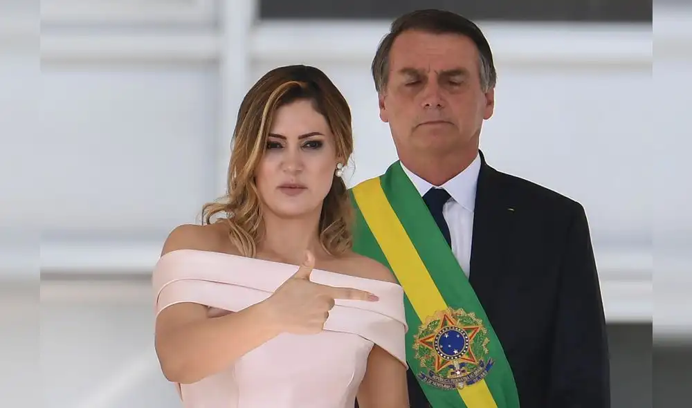 Michelle Bolsonaro y su esposa Michelle. Michelle Bolsonaro y su esposa Michelle.