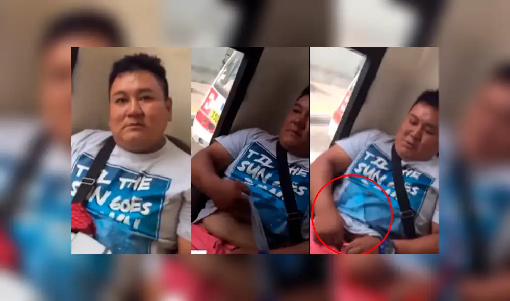 Hombre amenazó con bajarse los pantalones al ser increpado por acosar dentro de bus