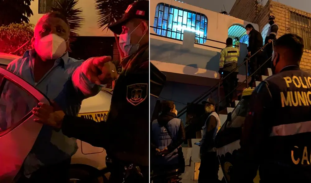 Los participantes fueron trasladados a la comisaría del sector. Foto: Cortesía/Municipalidad. Los participantes fueron trasladados a la comisaría del sector. Foto: Cortesía/Municipalidad.