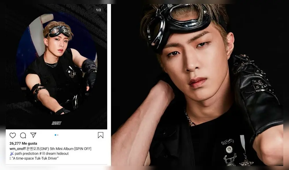ONF: primera foto conceptual individual de WYATT para el 5th mini álbum [SPIN OFF]. Crédito: Instagram