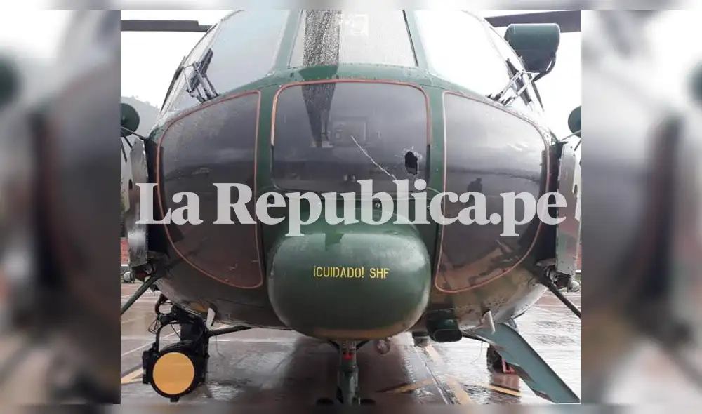 Las Bambas: atacan helicóptero que transportaba a ministros Las Bambas: atacan helicóptero que transportaba a ministros