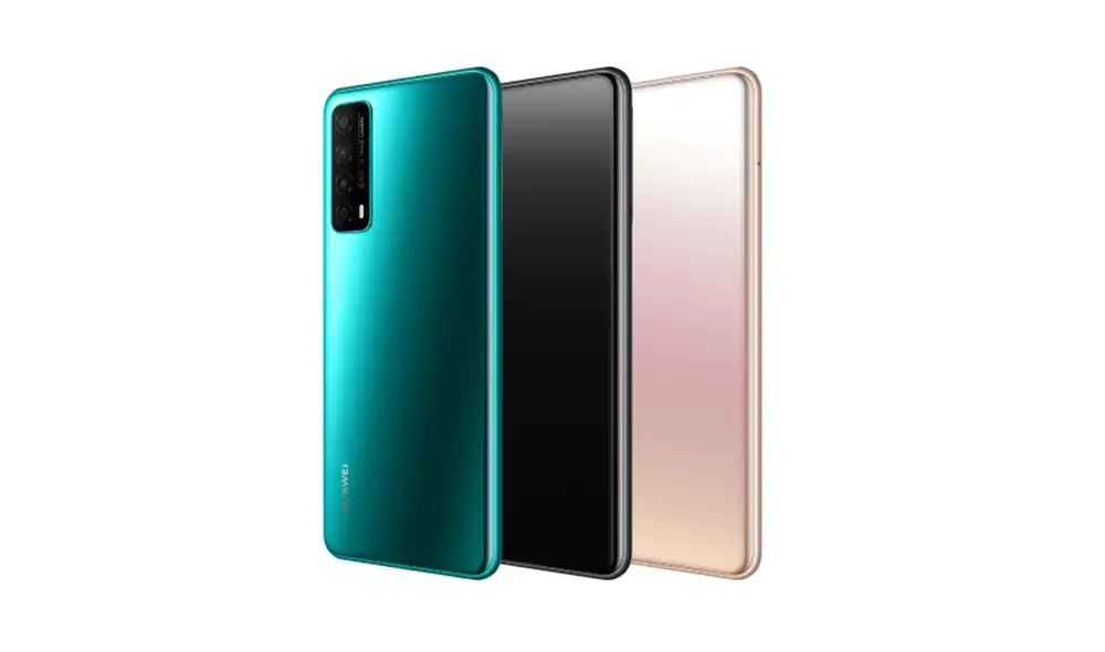 El Huawei Enjoy 20 SE viene en color verde, negro y rosa. Foto: Huawei El Huawei Enjoy 20 SE viene en color verde, negro y rosa. Foto: Huawei
