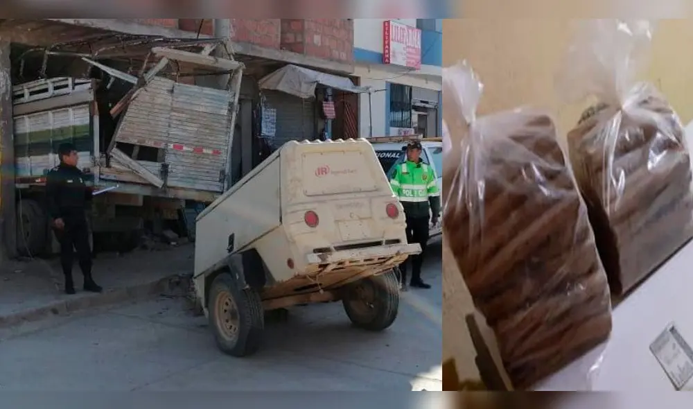 Camión que iba con dinamita a bordo impactó contra vivienda.