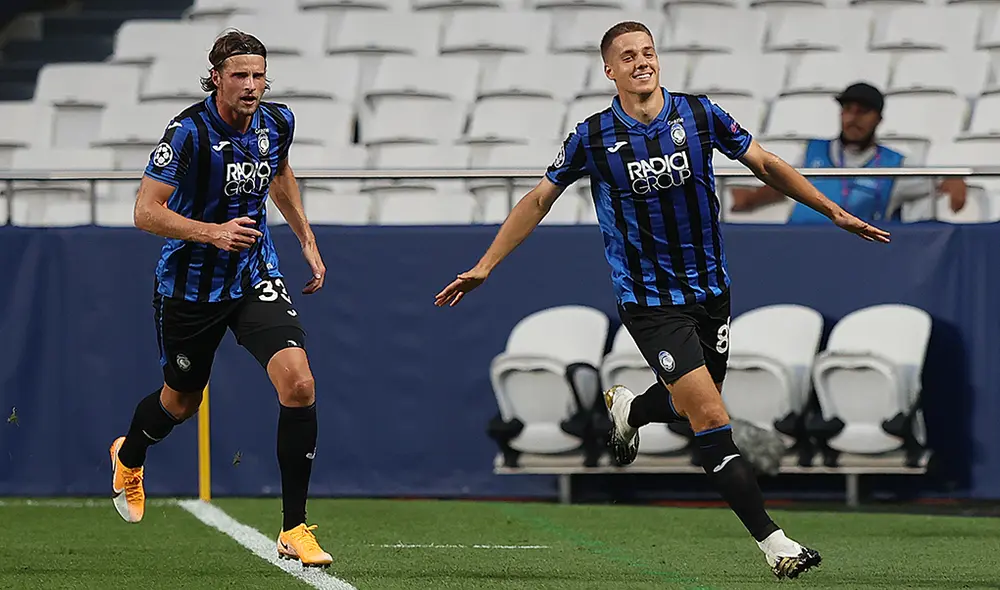 Mario Pasalic remató con libertad dentro del área y marcó el 1-0 del Atalanta vs. PSG. | Foto: AFP