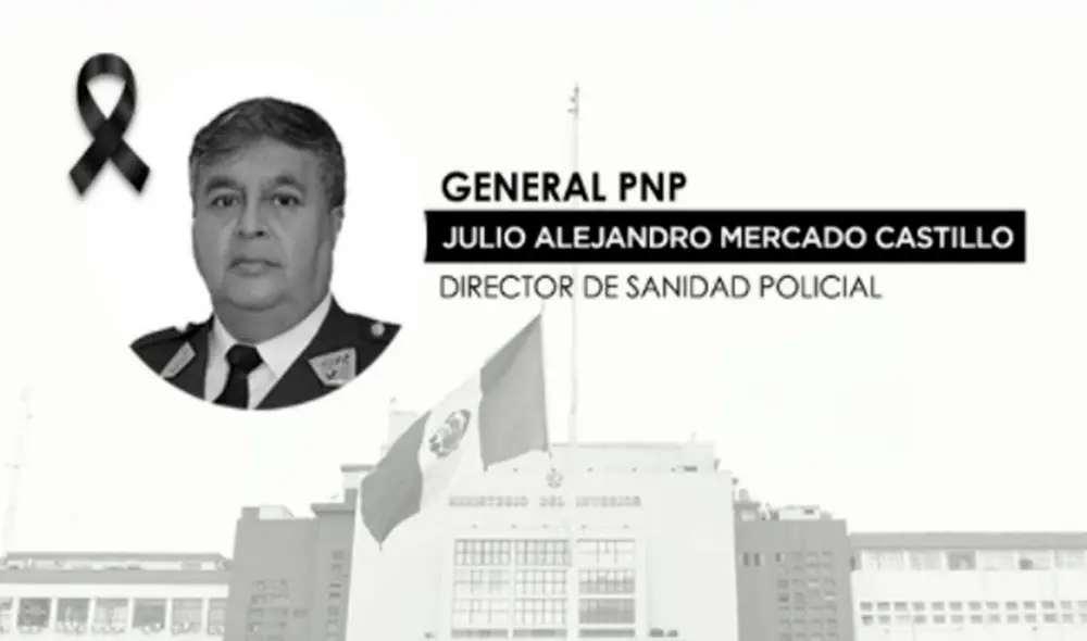 Mininter lamentó la partida de su oficial, quien venía realizando una labor constante para frenar los casos de COVID-19. Foto: captura de Twitter