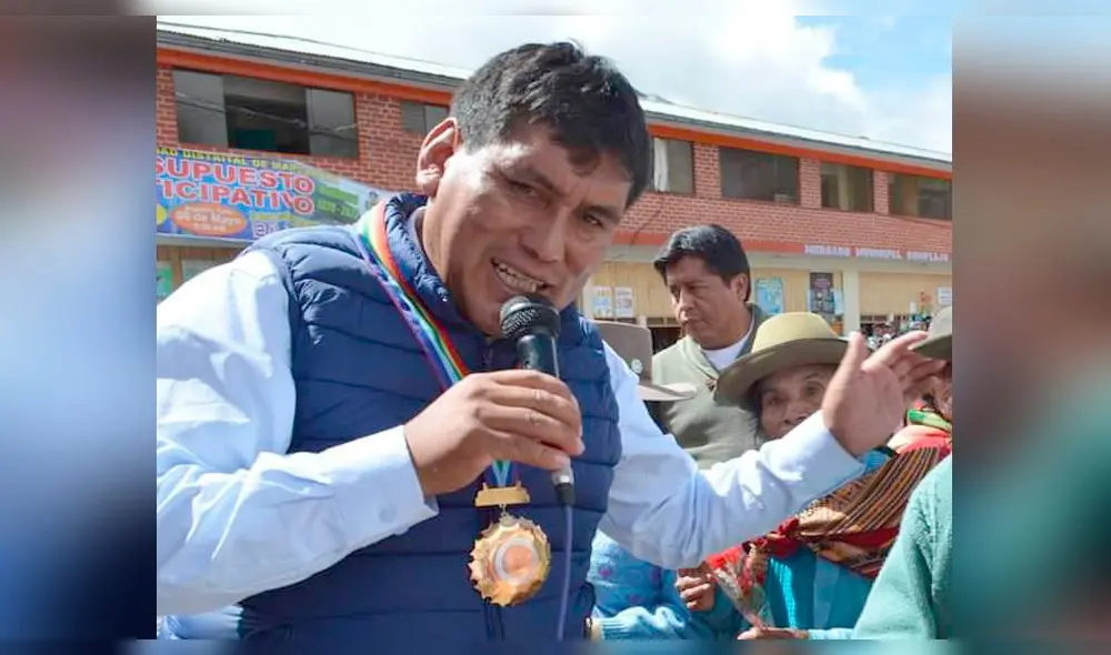 Cusco. Alcalde de Marcapata,  Esteban Mamani Ccallo, se encuentra en el ojo de la tormenta. Foto: Facebook