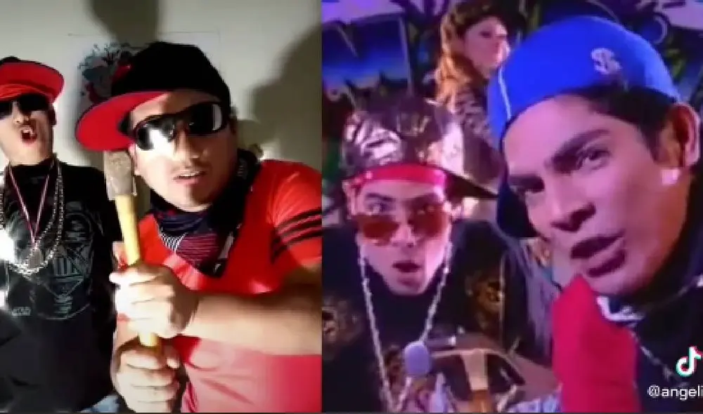 Los hermanos protagonizaron a Joel y Nicolás en el viral de Facebook. Foto: Captura/TikTok/@angelitoprestige