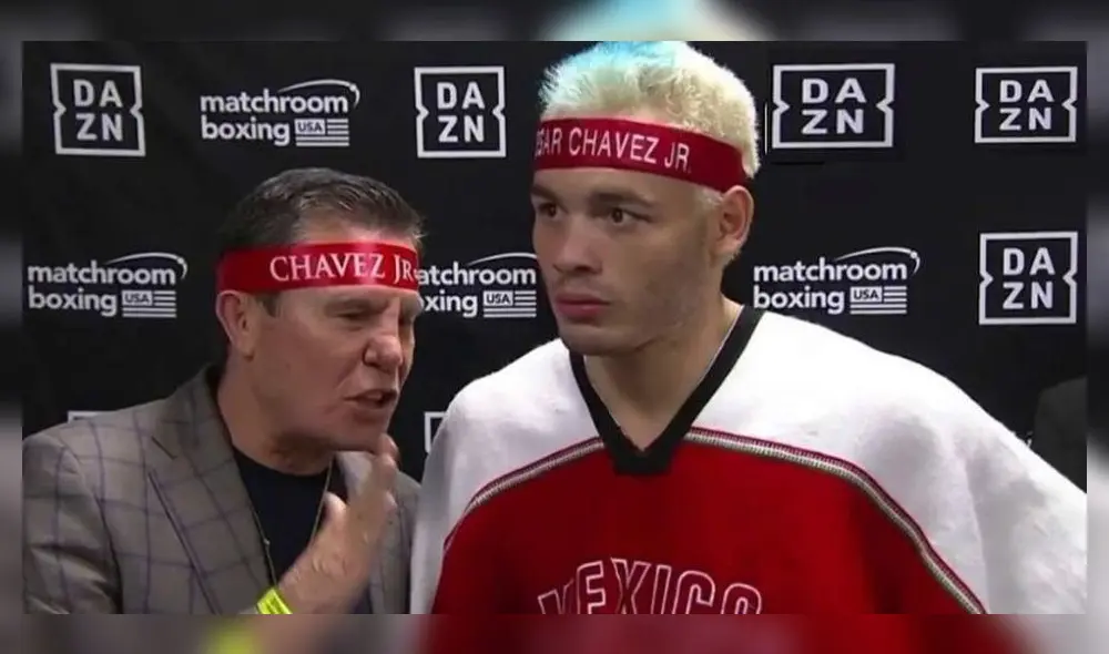 Recientemente, la leyenda del boxeo Julio Cesar Chavez señaló que su hijo "anda todo drogado".