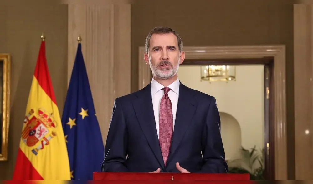 Felipe VI refirió que se reunió con el presidente Sánchez y otros mandatarios para conocer a situación actual de COVID-19 en España. (Foto: Twitter @Casa Real) Felipe VI refirió que se reunió con el presidente Sánchez y otros mandatarios para conocer a situación actual de COVID-19 en España. (Foto: Twitter @Casa Real)