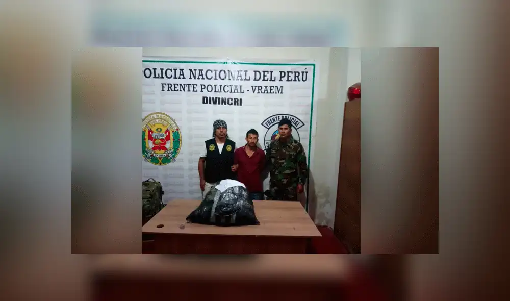 Vraem: capturan a motociclista que trasladaba droga en Ayacucho [FOTOS]