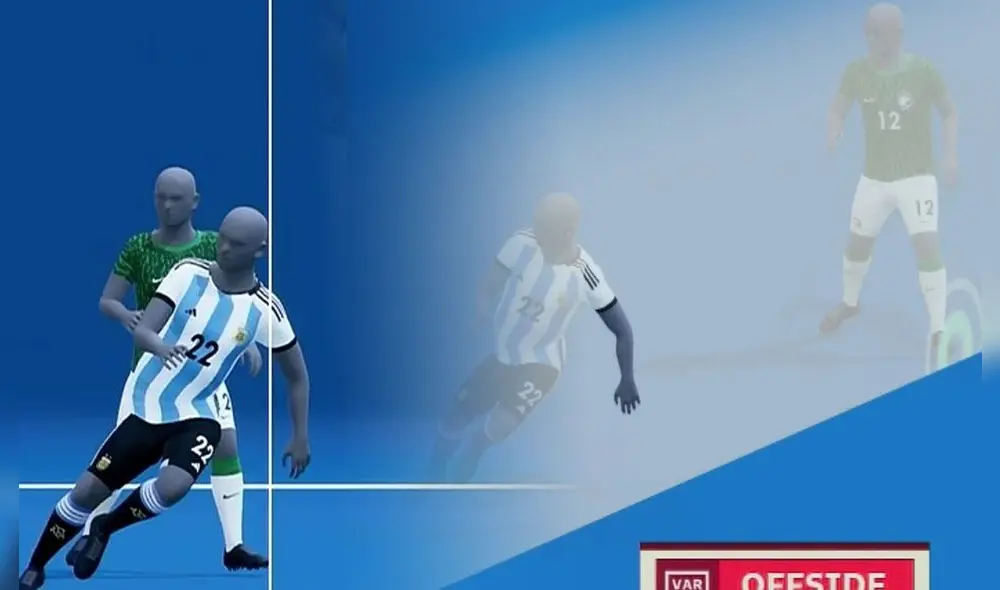 La FIFA anunció que no revelará los audios del VAR en el Mundial Qatar 2022. Foto: captura DirecTV Sports La FIFA anunció que no revelará los audios del VAR en el Mundial Qatar 2022. Foto: captura DirecTV Sports